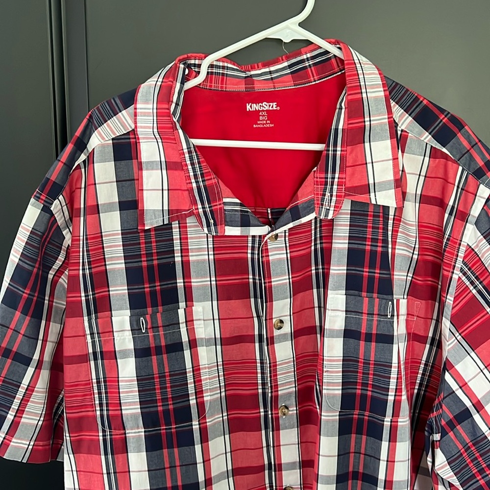 Kingsize Redand Blue 4xl plaid